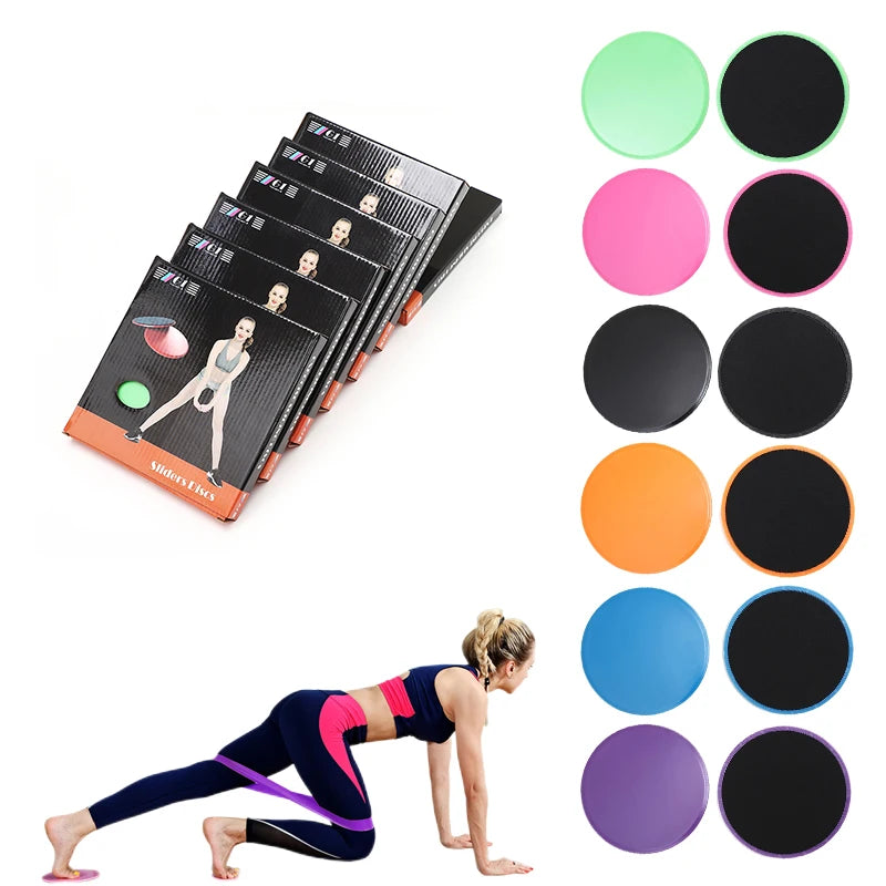 Gym Pilates Gliders Abs Workout Training Core Sliders Yoga Fitness Core Sliding Gliding Discs