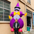 2026 Hot Sale  3.5m Walking Pvc Waterproof Oxford Cloth Inflatable Clown Cartoon Mascot Costume Inflatable Clown Performance