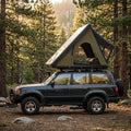 Hot Sale Modern 4-Person Rooftop Tent with Canvas Fabric for Outdoor CAR Camping Square Shape