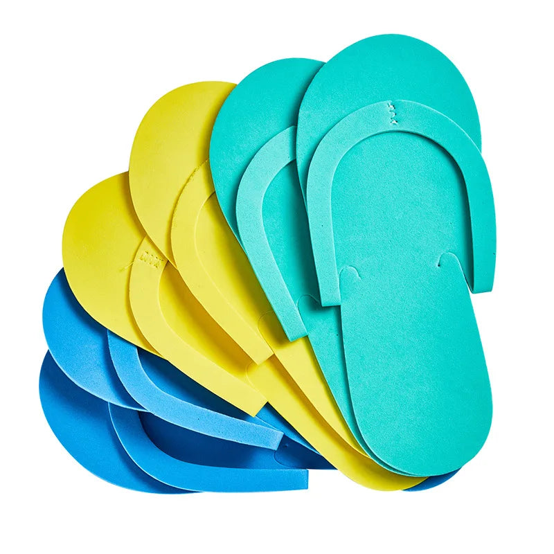 FOCSTAR Custom Disposable EVA Foam Nail Slipper Manicure Pedicure Spa Salon Slipper (BT7060)-Beauty Personal Care Product