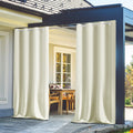 DaiRui Outdoor Blackout Waterproof Cloth Solid Balcony Sun-Proof Heat Insulation Curtain