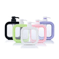 In Stock Cosmetic Packaging 300ml 500ml Empty Pet Square Bottle Skincare Luxury Lotion Pump Bottle Plastic Shampoo Bottle