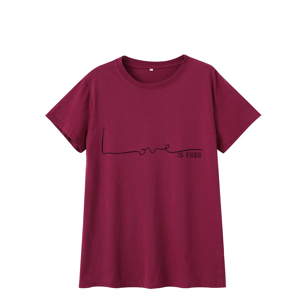 Custom O Neck Tshirt Summer Short Sleeve Tee Private Label Tshirts Women