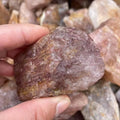 Wholesale Natural Red Grass Hair Spot Rock Quartz Original Coarse Crystal Crafts rare for Sale