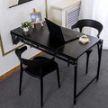 Apartment Furniture Save Place 1.2m Extendable Storage Rack Wooden Panel Metal Frame Wall Mounted Foldable Dining Table