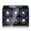 Watch Winder for Automatic Watches with Touchscreen Display and Telescopic Watch Holders