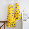 Cute Cartoons Themed Cotton Kids and Adult Size Material Aprons Kitchen Cooking Baking Wear Apron
