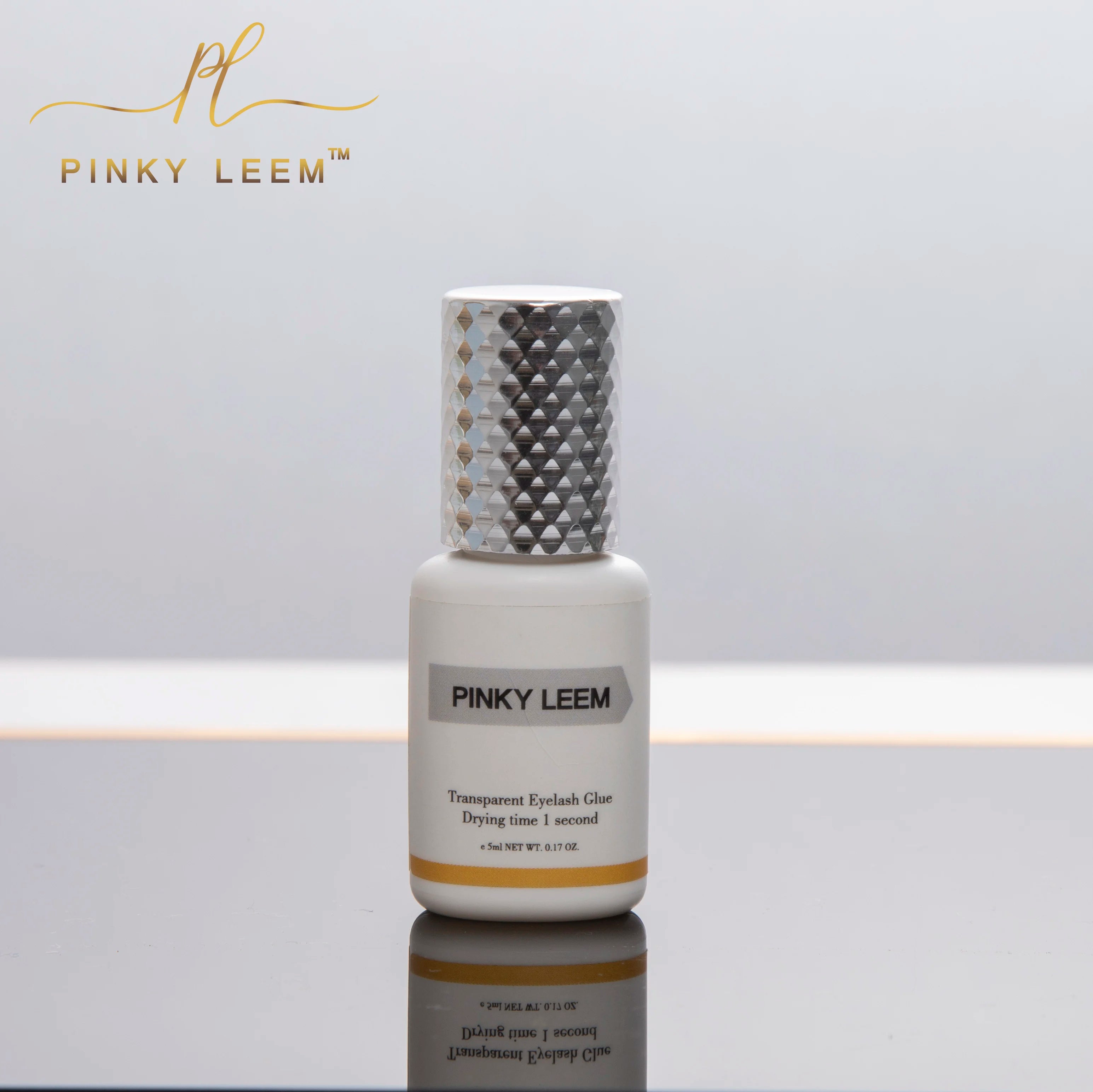 Pinky Leem Eyelash Glue Without Shaking Private Label Eyelash Extension Glue 25-70% Humidi Flexible Low Viscosity Lash Glue