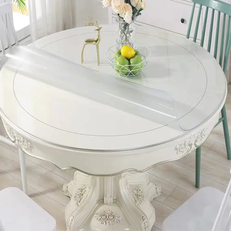 Clear Emboessed  Water Proof Non Woven  Printed White Plastic Linen Spandex  Plain Rubber Washable Soft Sequin Pvc Table Cloth