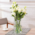 Set of 3 Height 15 20 25cm Floating Candles Vase En Verre Clear Glass Cylinder Flower Vases for Home Decor Wedding