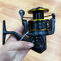 SAGA Big Game Saltwater Spinning Fishing Reel 7+1BB Speed Ratio 4.9:1 20KG DRAG MAX Aluminum Spool Carp Fishing Reel