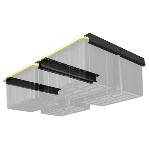Heavy Duty Metal Overhead Bin Rack for Container Garage Storage Tote Slide System