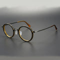 2021Titanium Optical Glasses Frame Men Vintage Round Fashion Women Retro Myopia Acetate Eyeglasses