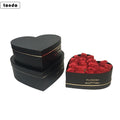 Tondo Wholesale Luxury Heart 3 Set Boxes Rose Soap Luxury Flower Heart Box As Valentine's Day Gift