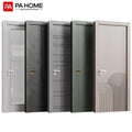 PA Design Minimalist Aluminum Wooden Interior Doors for Hotel Bedrooms Villas Project