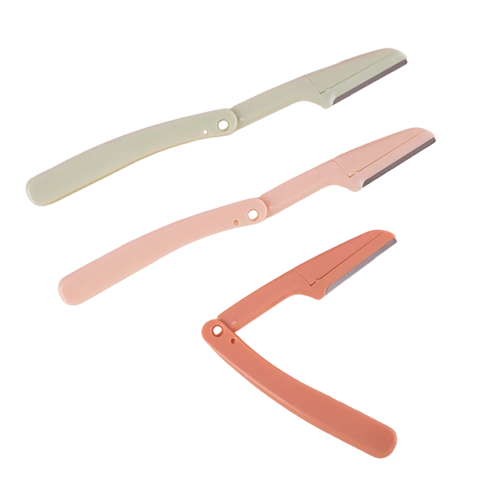 Sbelle  Facial Razor Device One Blade Trimmer Eyebrow Trimmer Makeup Luxury Eyebrow Razor 3 Pack