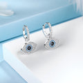 Fashionable Detachable Two-way Earrings  Evil Eye Personalized Zircon Micro-inlaid Female Earrings