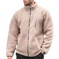 2025 Wholesale Men's Winter Jacket Quality Custom Fleece Jacket Hot Sale Sherpa Fleece Jacket