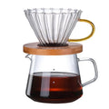 Ecocoffee Coffee Dripper Hand Drip Reusable Coffee Filter with Glass Handle Coffee Accessories