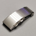 OEM Custom Engraved Logo Watch Strap Folding Buckle 316L Solid Stainless Steel Men Women Watch Band Buckle 18mm 20mm 22mm