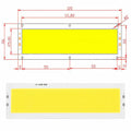 COB LED Strip Light Bulb 20W Lamp DC 12V 1000LM for DIY Car Work Lights