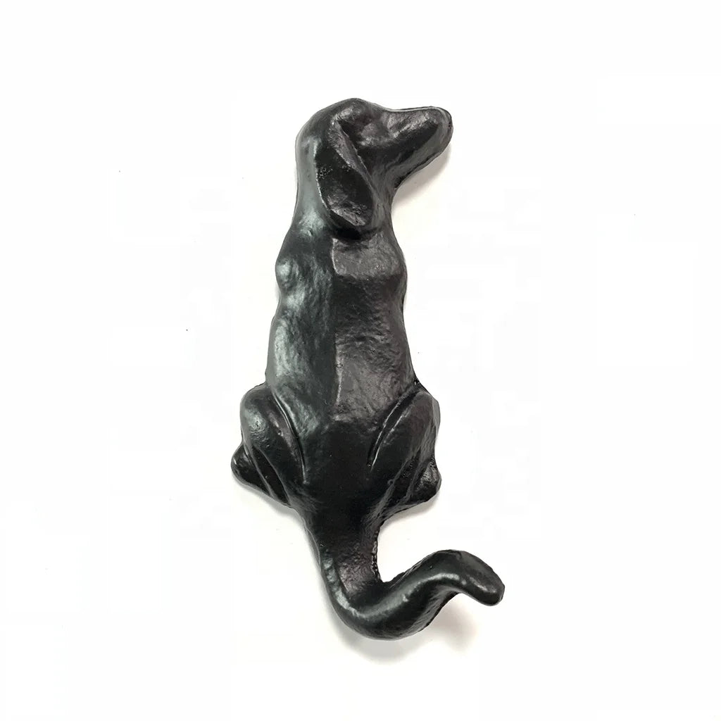 Home Creative Decoration Hook up Metal Dog Cast Wrought Iron Animal Wall Hook
