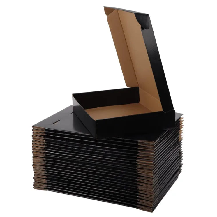 Black Packing Shipping Paper  Box  Transport  Matt Lamination  Mobile Mail
