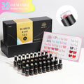 BORN PRETTY PRO 15ml/bottle Self Leveling Rubber Base Gel Set Hema Free 36Colors Building Uv Gel Nail Polish Set for Nail Art