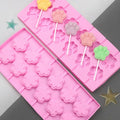 Hot Selling 12 Cat Claw Silicone Lollipop Molds DIY Autumn Pear Cream Molds Cake Decoration Molds Without Sticks