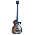 Weifang Rebon 4 String Violin Bass BB2 Electric Bass Guitar in Sunburst Colour