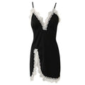 Summer One-piece Sexy Lingerie Deep V-neck Breathable Fishnet Fabric Lady Underwear Club Nightwear for Women Shop Sex Games%