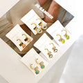 Factory 2022 New Product Designer Earrings Fashion Stainless Steel Earrings Creative Cartoon Design Planet Hoop Earrings