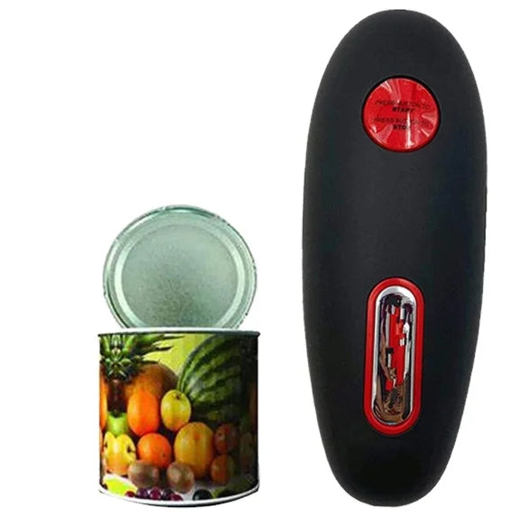 Electric Can Opener Open Your Cans with a Simple Push of Button  No Sharp Edge Food-Safe and Battery Operated Can Opener