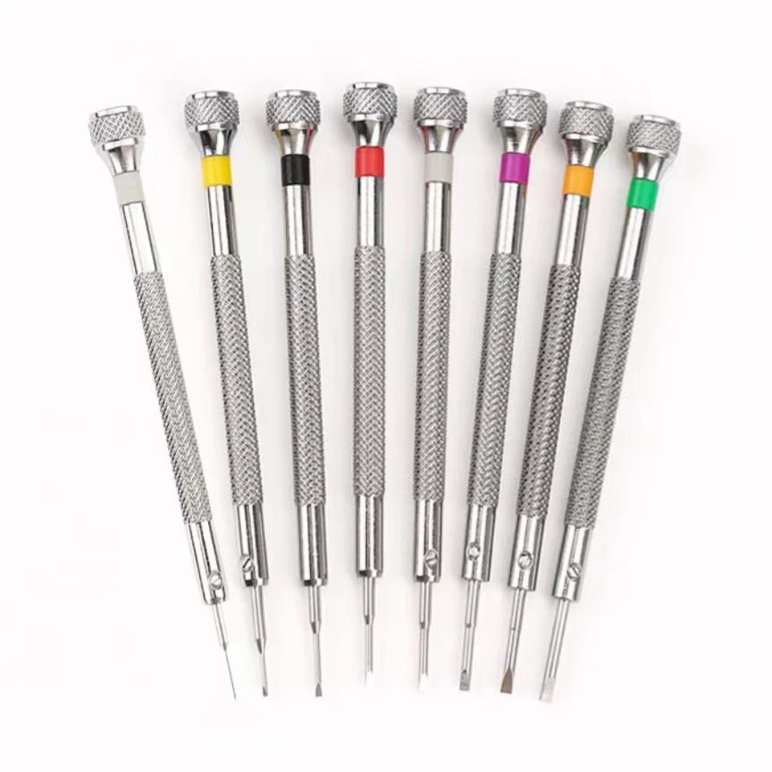 Multi-specifications 0.6-2.0MM Watch Repair Tools Stainless Steel Straight Head Screwdriver for Watchmaker Watch Band Removal