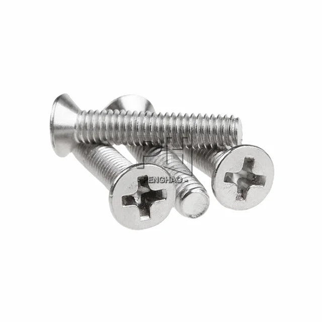 Countersunk Head Machine Thread Nickel-plated KM Mobile Phone Electronic Small Screw Cross Flat Head Fine Thread Plus Hard M1.2
