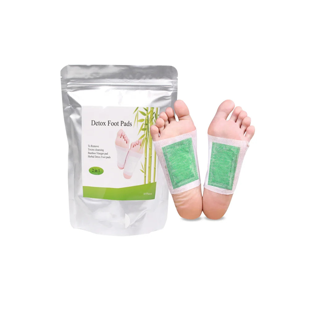 Premium Herbal Deep Cleansing Foot Care Bamboo Green Tea 2in1 Organic Natural Foot Patch Detox