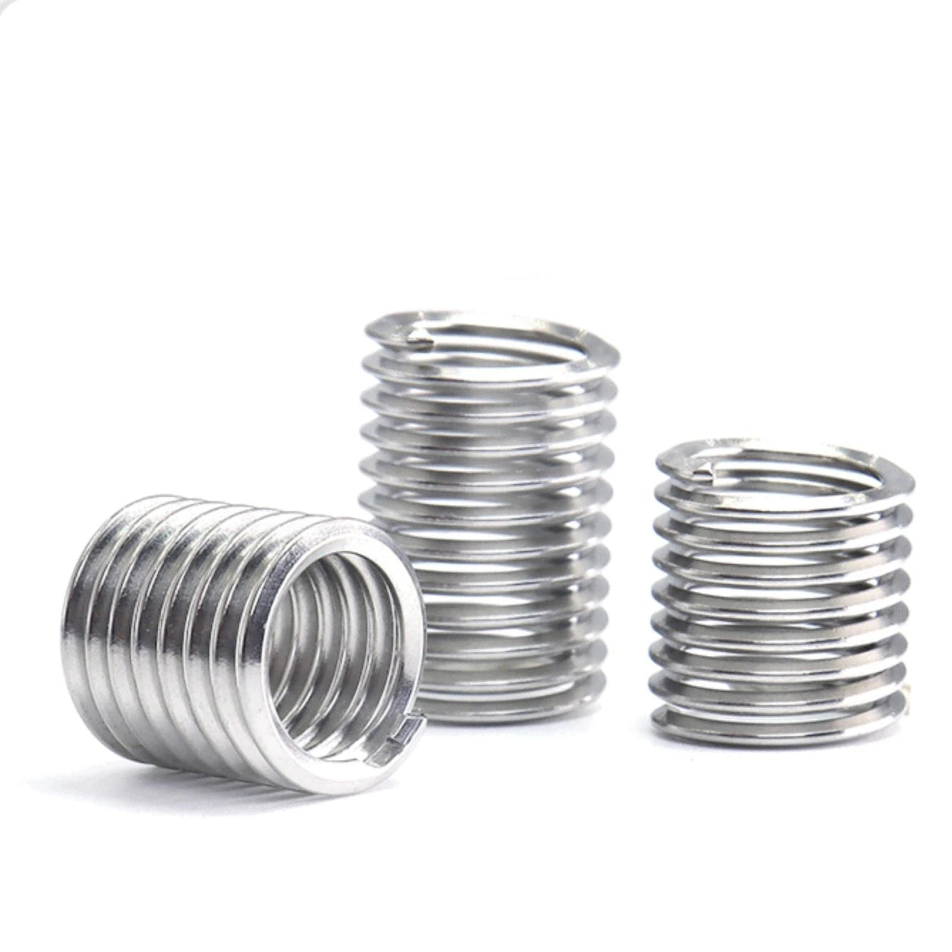 Tailless Screw Thread Insert Hot Selling New Type Thread Fasteners M2-M12 Wire Screw Sleeve  Helicoils SS304  Recoil