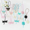 Wholesale Crystal Butterfly Dragonfly Clover Beaded Applique Patch for Bags Purses Clothes & DIY Decoration