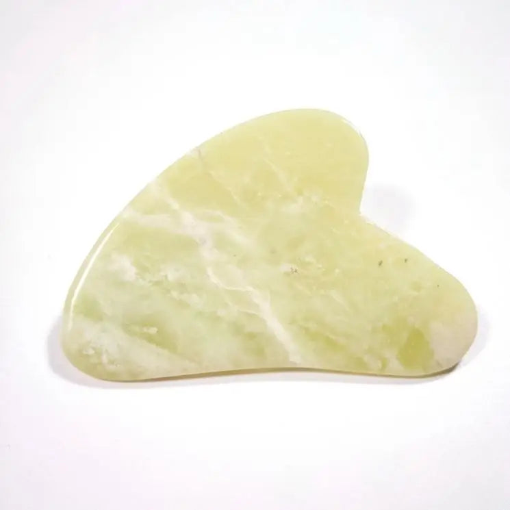 2026 Hot Sales Bian Stone Nephrite Guasha Scraping Massage Green Jade xiuyan jade Gua Sha Set