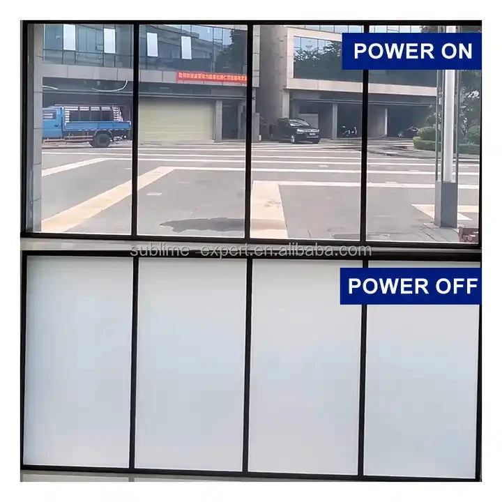 Super Transparency Electric Tint PDLC Film Smart Tint for Door Magic Smart Glass Privacy Custom Size PDLC Smart Film for Windows