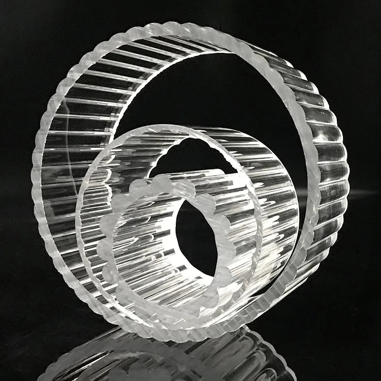Yishun Factory Custom Clear Special Shaped Type PMMA Pipe Plastic Acrylic Hollow Tube