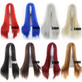 Wholesale 26inches of Black Mid-length Straight Hair Women's Wig Minutes Europe and the United States Popular Spot