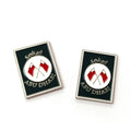 Promotion Gifts Small Size UAE Abu Dhabi Silver Plated Phone Sticker Badge Soft Enamel Metal Lapel Pins