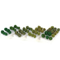 135 187 Artificial 9mm Bush Miniature Architecture Ho Scale Model for Ho Scale Train
