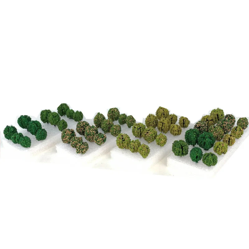 135 187 Artificial 9mm Bush Miniature Architecture Ho Scale Model for Ho Scale Train