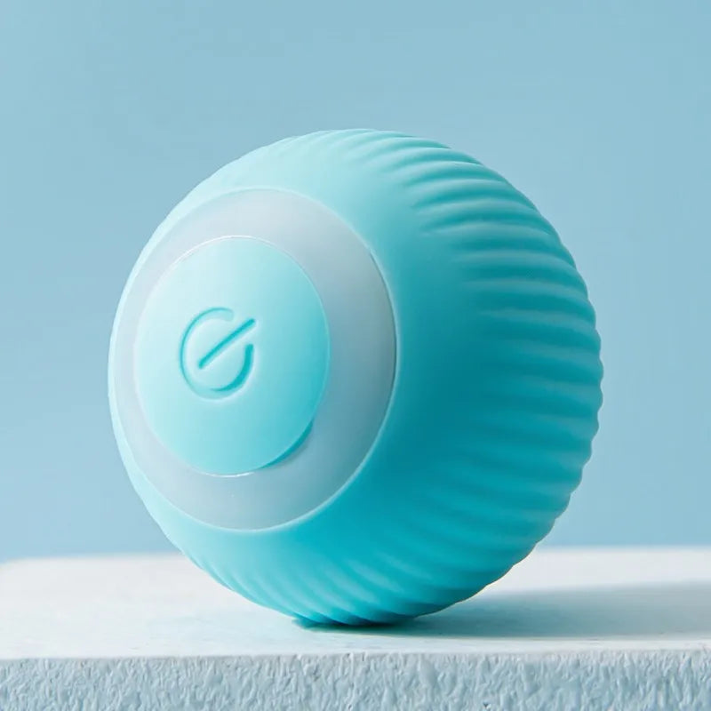 Automatic Smart Electric Cat Toy Cute Silicone Pet Indoor Cat Dog Toy Sustainable Rubber Interactive Smart Cat Ball Playful Use