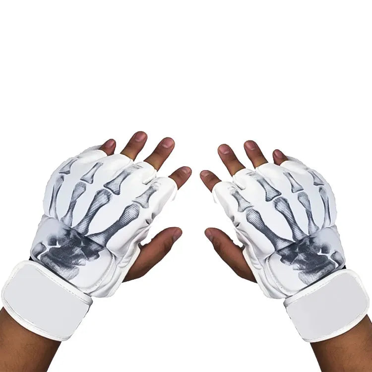 UFC Custom Made Wholesale MMA Muay Thai Boxing Gloves PU Material Hook Loop Closure for Wrist Support-AK BG04 for Training