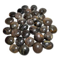 Wholesale Natural Crystal Healing Stones Polished Black Moonstone Palm Stone for Gifts