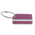Aluminium Metal Travel Luggage Tags Business Card Holder Travel ID Bag Tags Suitcase Tags for Travel