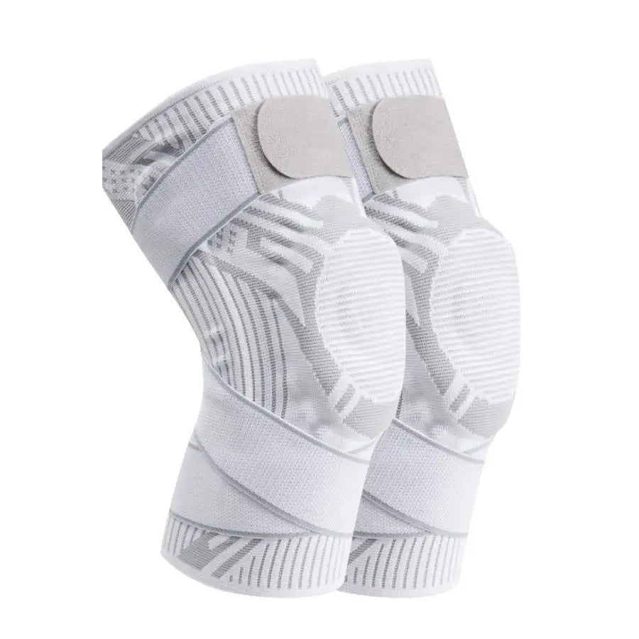 3D Weaving Silicone Knee Pads Volleyball Knee ProtectorKnitted Protector Knee Pads for Basketballknee Brace Compression Sleeve